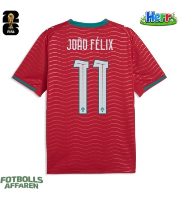 Portugal Joao Felix #11 Hemmatröja VM 2026 Kortärmad